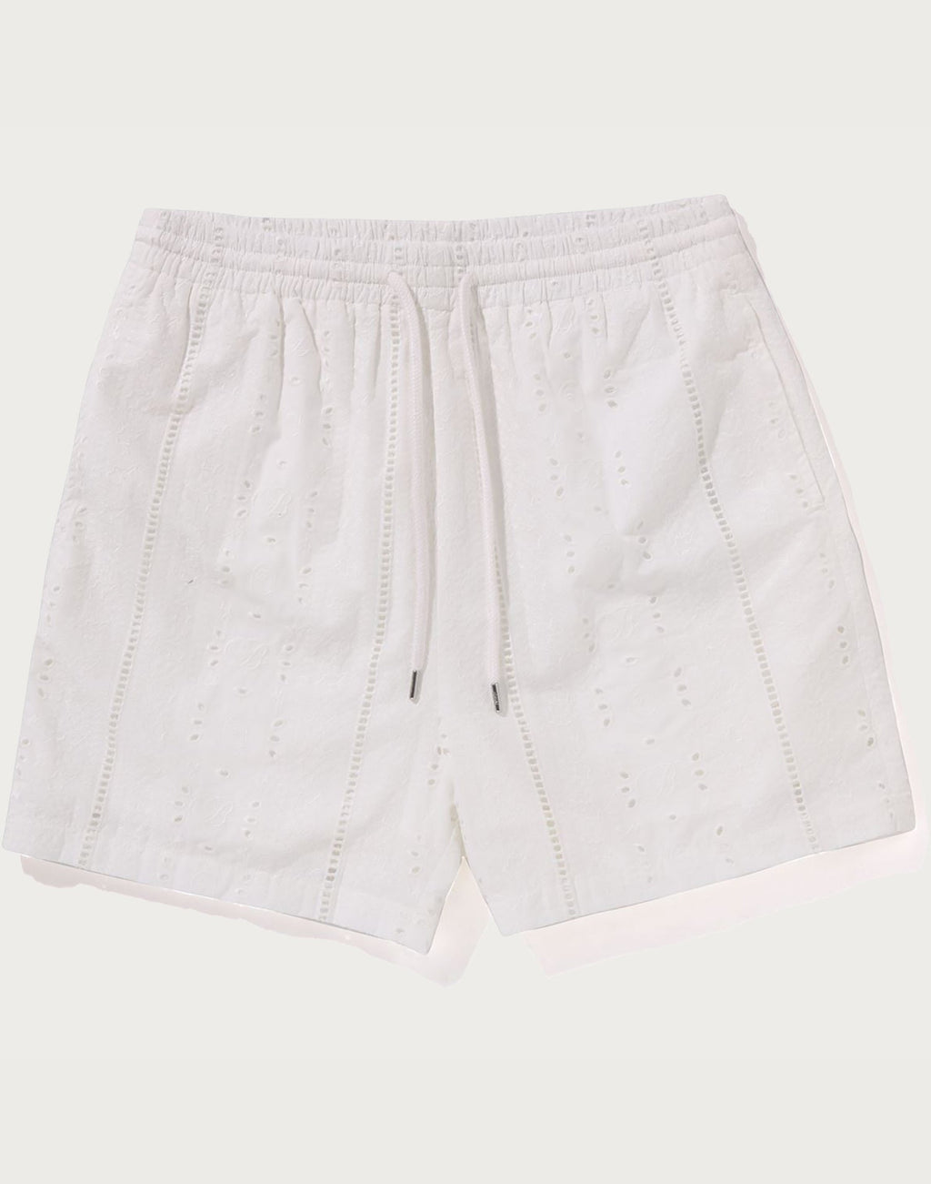 EMBROIDERY RELAXED FIT SHORTS MENS