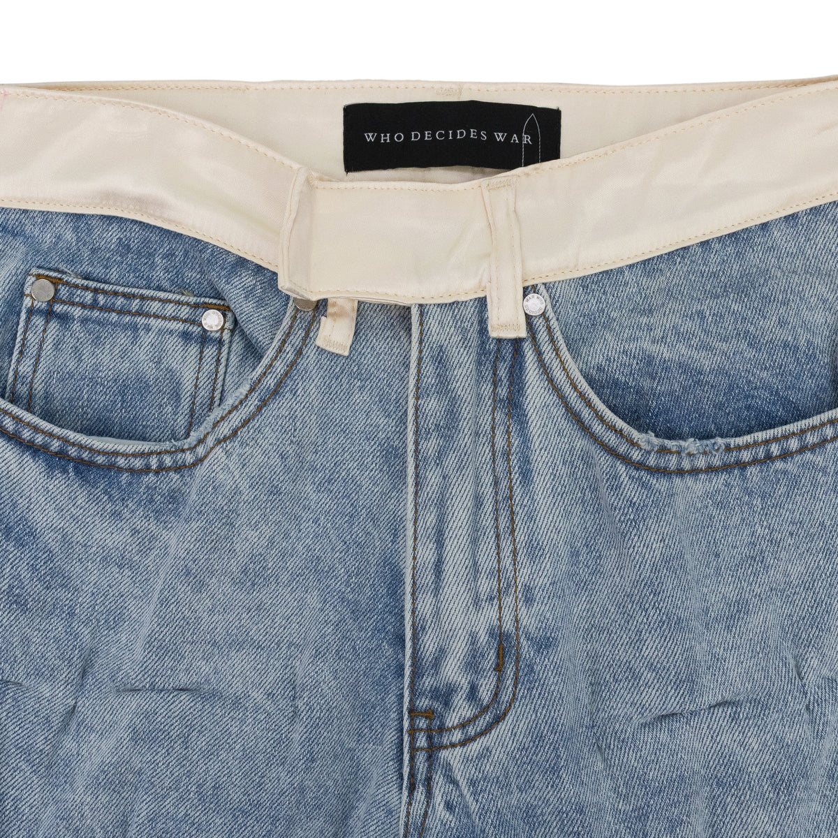 BLUE TUXEDO STRAIGHT-FIT JEANS
