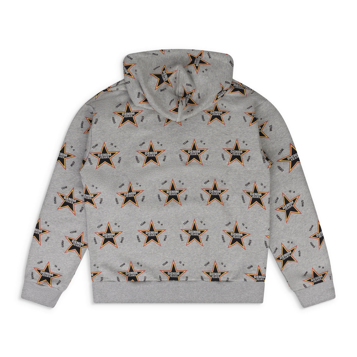 Denim Tears Grey Every Tear Is A Star All Over Hoodie