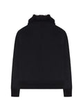 sacai Melton faux-fur collar wool jacket