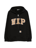 Carhartt WIP logo-appliqué zip-up hoodie