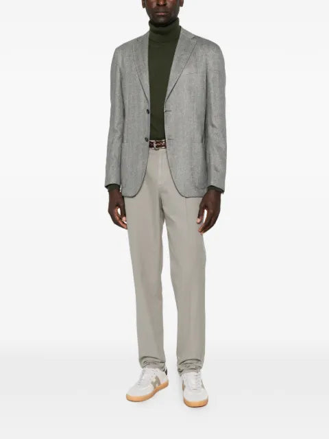 Corneliani Whisper herringbone blazer