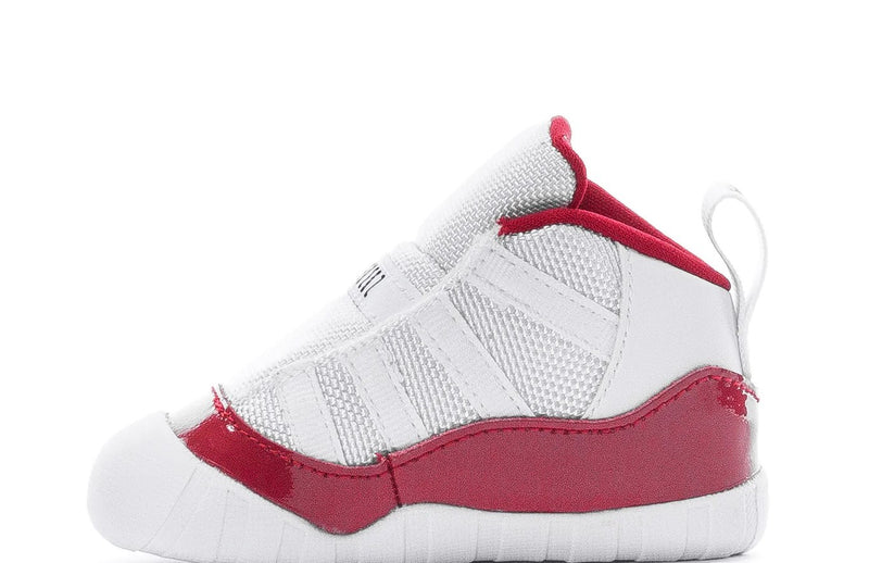 Jordan 11 Crib Bootie "Cherry" White/Varsity Red-Black (CI6165 116)