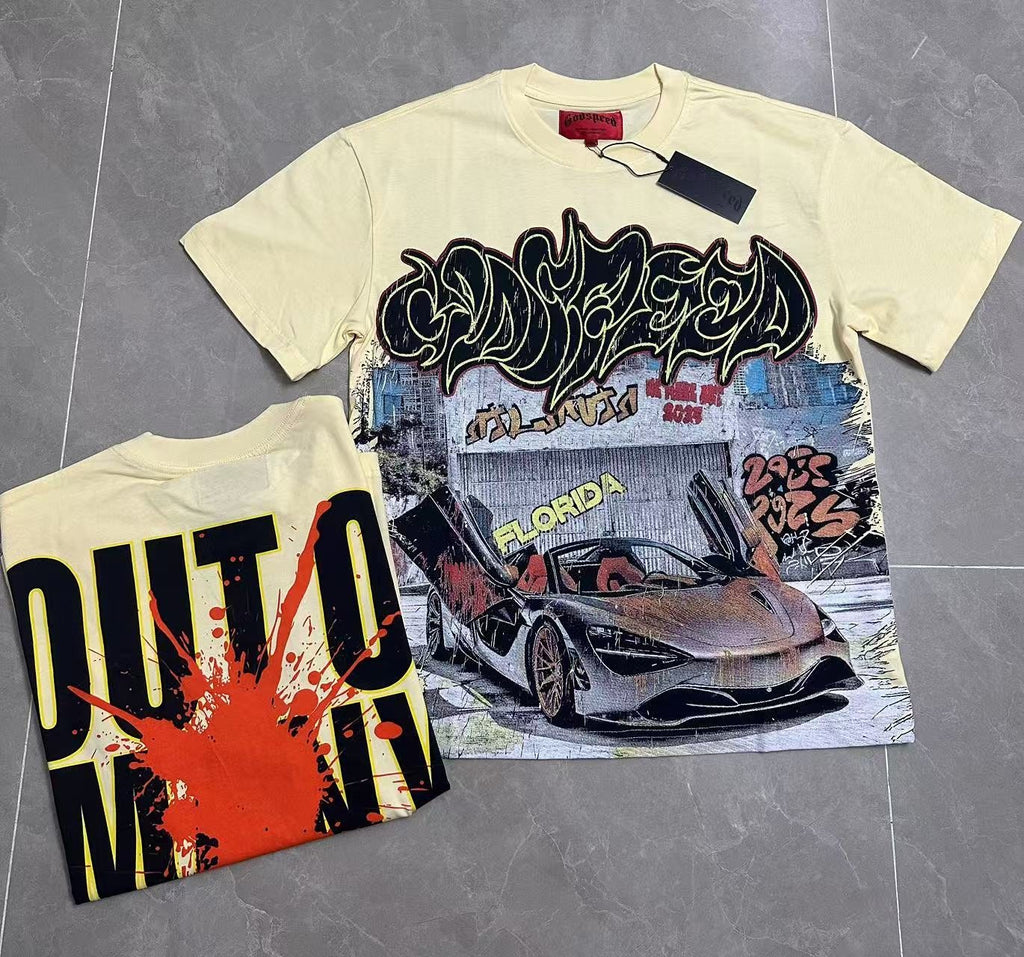 Godspeed Out of Many One Car Graphic T-Shirt