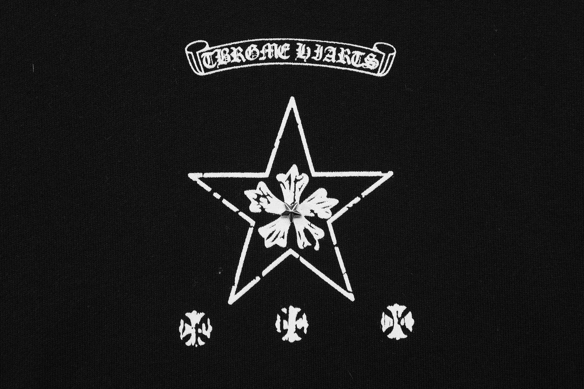 Chrome Hearts Gothic Motif Crewneck Sweatshirt