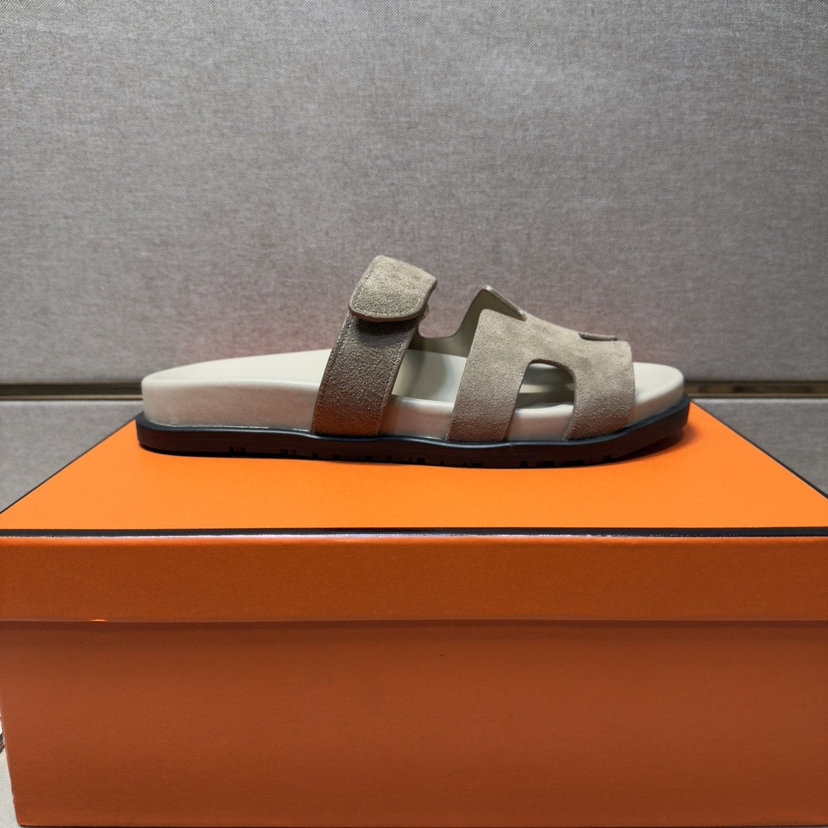 Hermès Cutout Slide Sandals